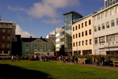 Reykjavík - główny plac miasta. Foto: Anna Potapowicz