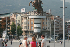 Mieliśmy jeszcze chwilę na przechadzkę po centrum Skopje. Fot. Agnieszka Sawinda
